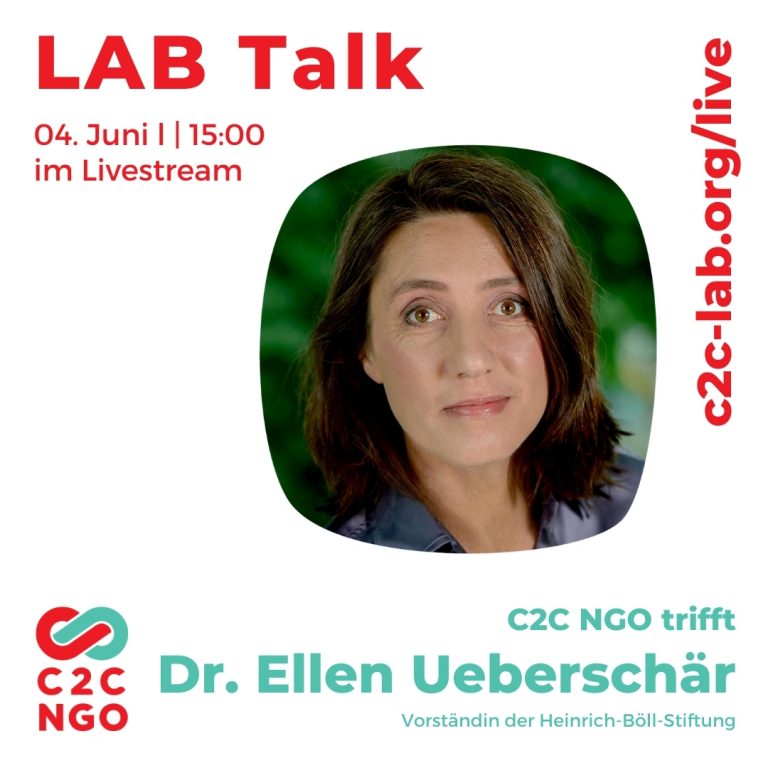 LAB Talk mit Dr. Ellen Ueberschär, 4. Juni, 15 Uhr