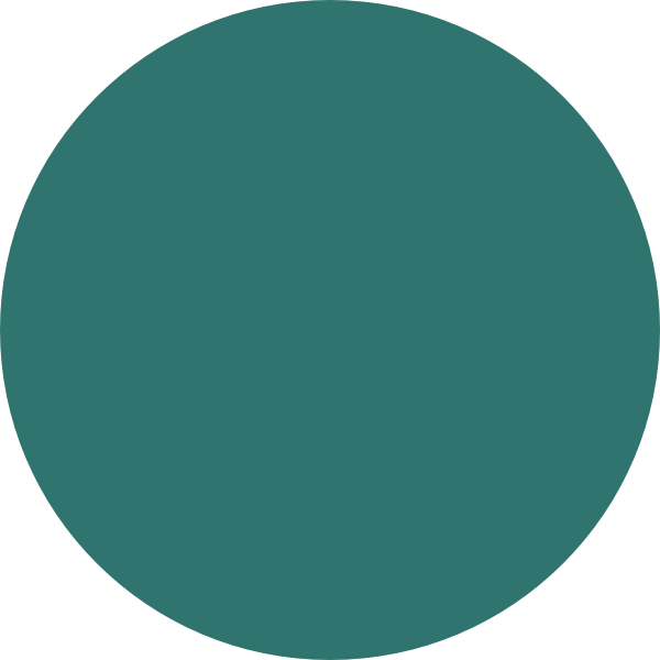 Kreis rund dunkelgrün